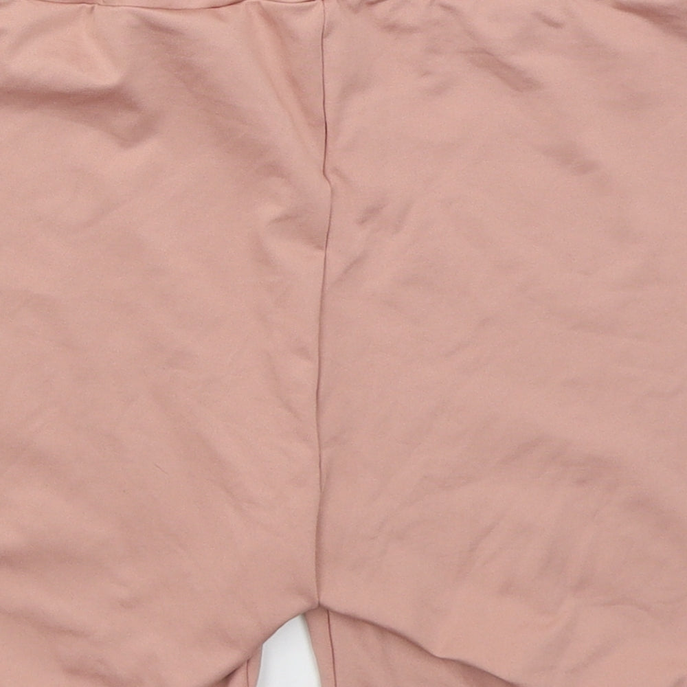 SheIn Womens Pink  Polyester Biker Shorts Size M L5 in Regular