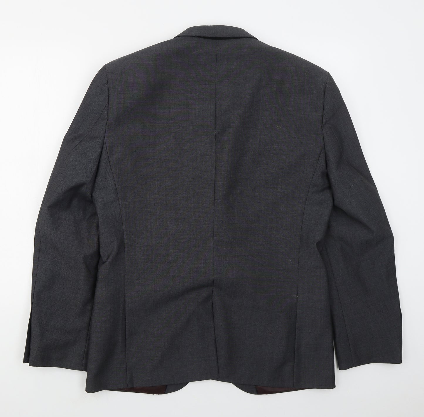 NEXT Mens Grey  Wool Jacket Suit Jacket Size 40