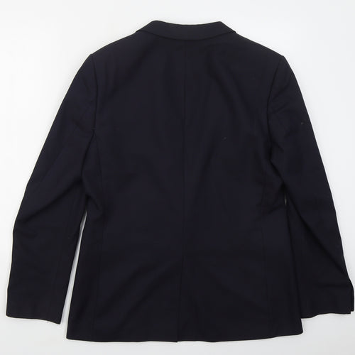 River Island Mens Blue  Polyester Jacket Suit Jacket Size 42