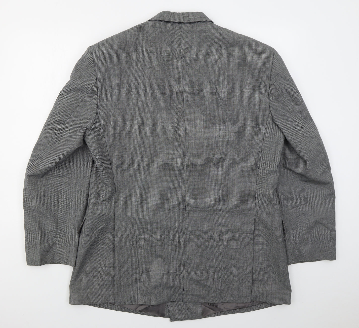 McKillens Mens Grey  Polyester Jacket Suit Jacket Size 44