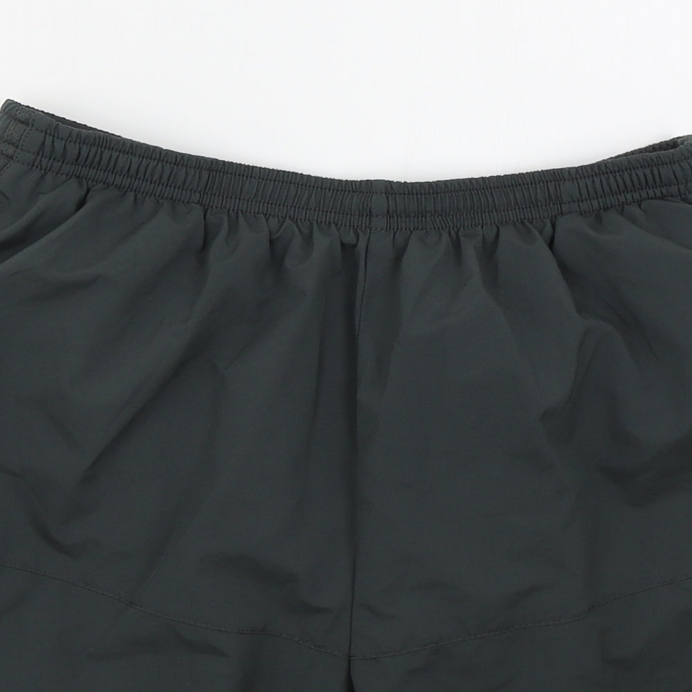 Nike Mens Grey  Polyester Athletic Shorts Size L L7 in Regular Drawstring