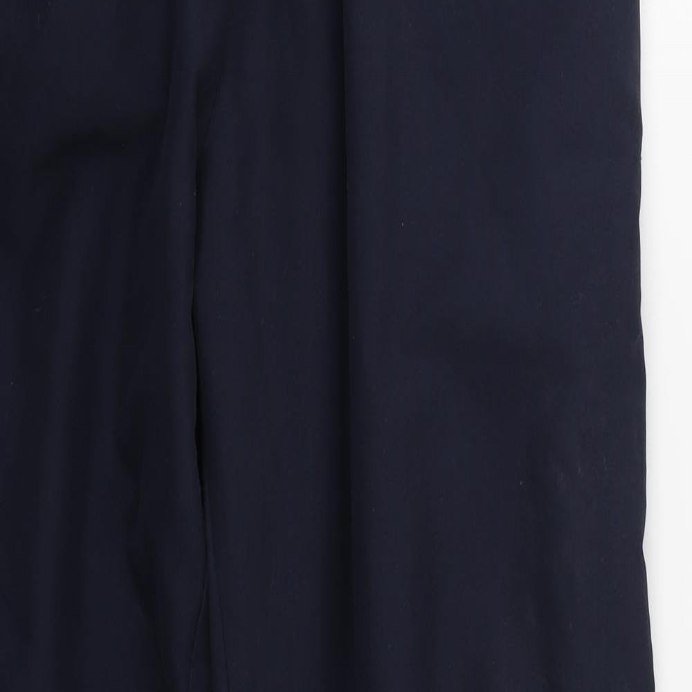 Kukri Mens Blue  Polyester Track Pants Trousers Size 26 L31 in Regular