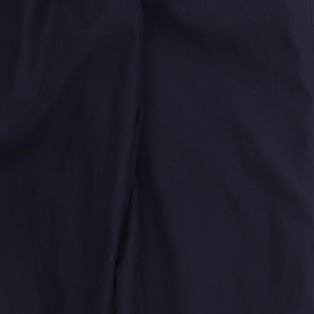 Kukri Mens Blue  Polyester Track Pants Trousers Size 26 L31 in Regular