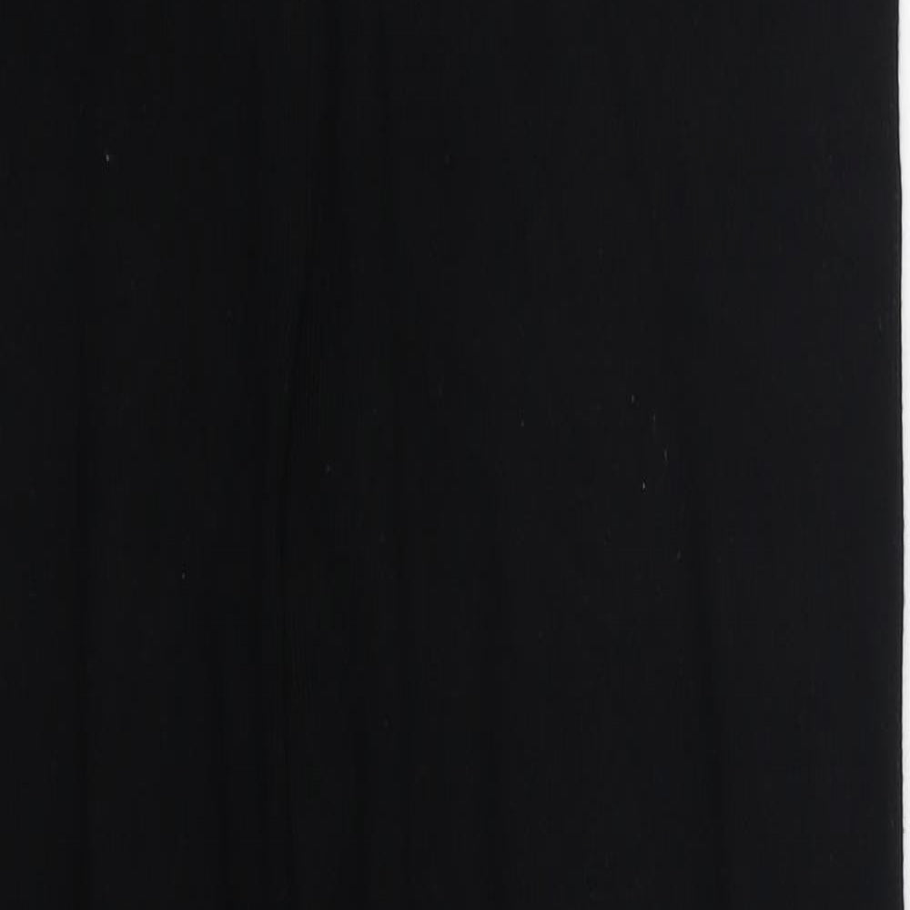 Firetrap Womens Black  Vinyl Sweat Shorts Size 12 L3 in Regular