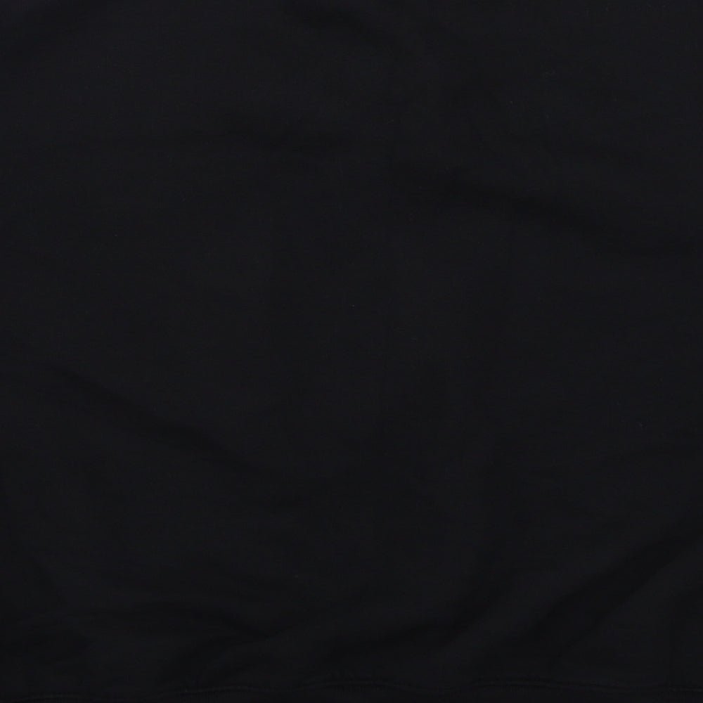 Marks and Spencer Womens Black  Cotton Pullover Sweatshirt Size 16  Pullover - Inspire