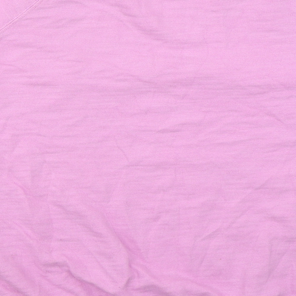 Marks and Spencer Womens Pink  Cotton Pullover Sweatshirt Size 16  Pullover - Los Angeles