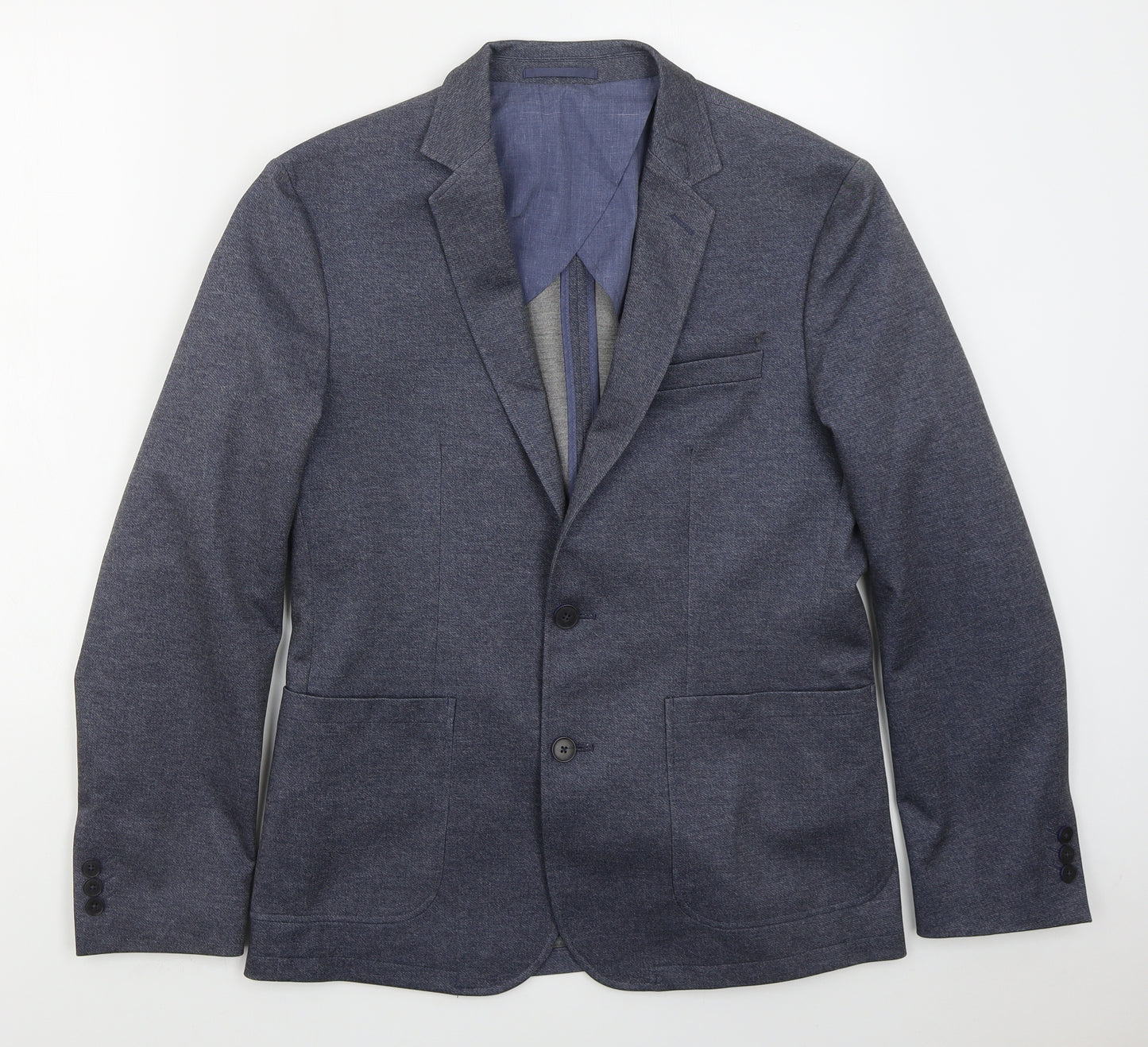 Matalan Mens Blue  Polyester Jacket Suit Jacket Size M