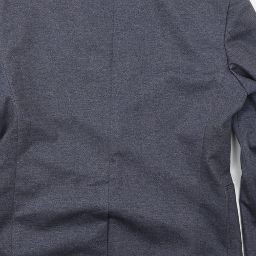 Matalan Mens Blue  Polyester Jacket Suit Jacket Size M