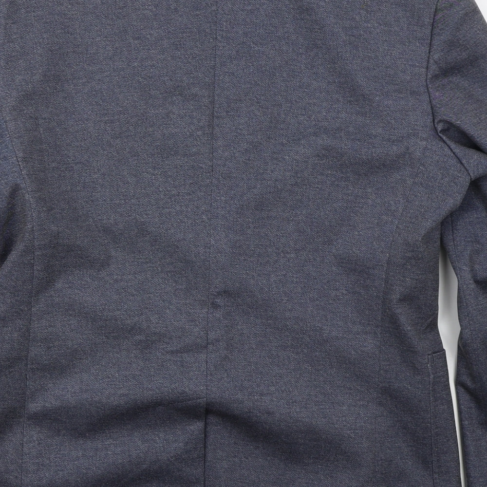Matalan Mens Blue  Polyester Jacket Suit Jacket Size M