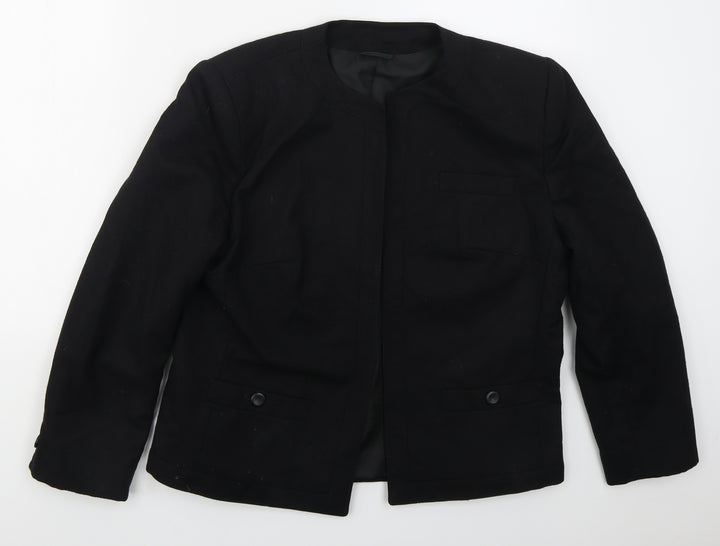 Dereta Womens Black Jacket Size L