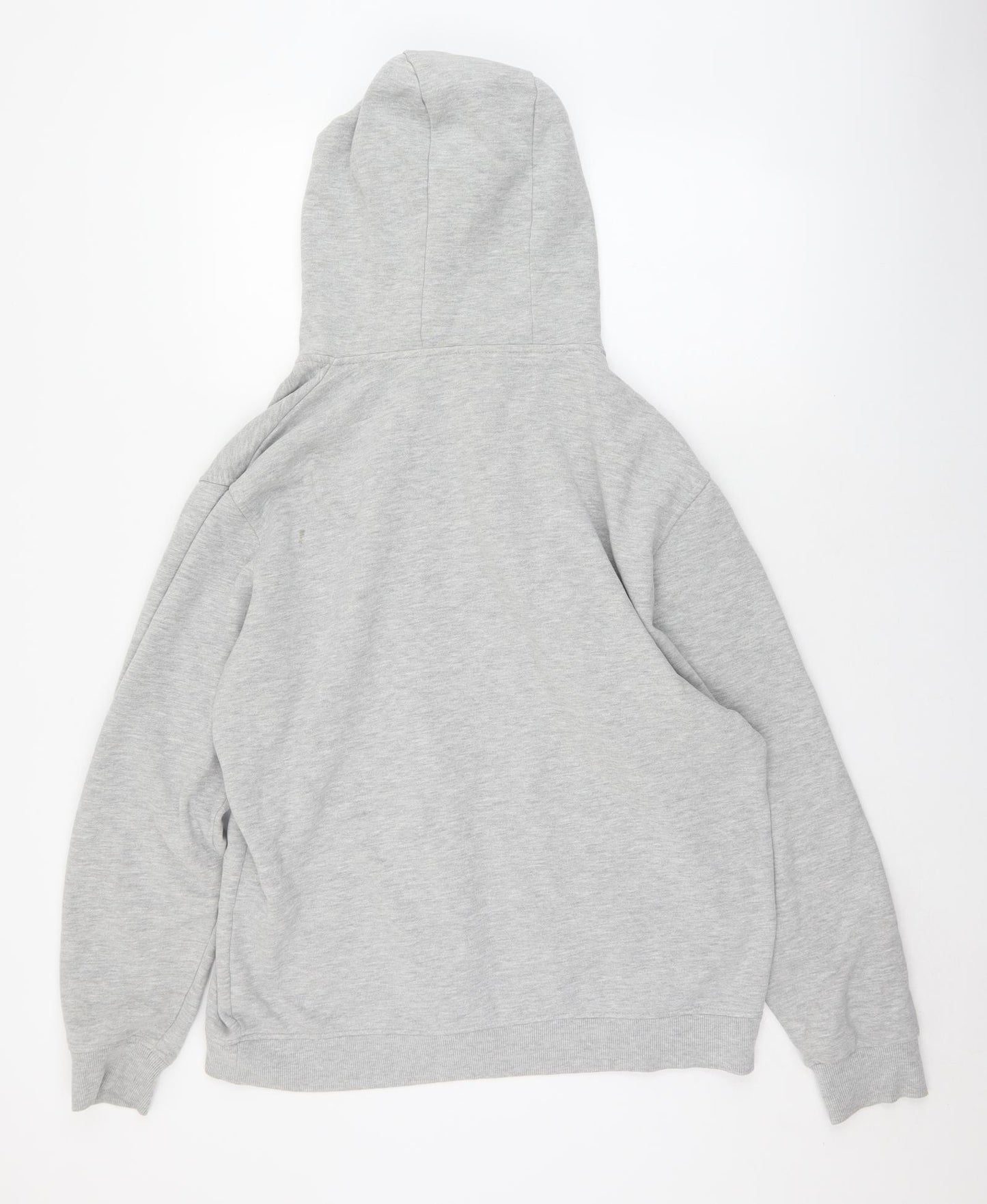 Animal Mens Grey  Cotton Full Zip Hoodie Size XL