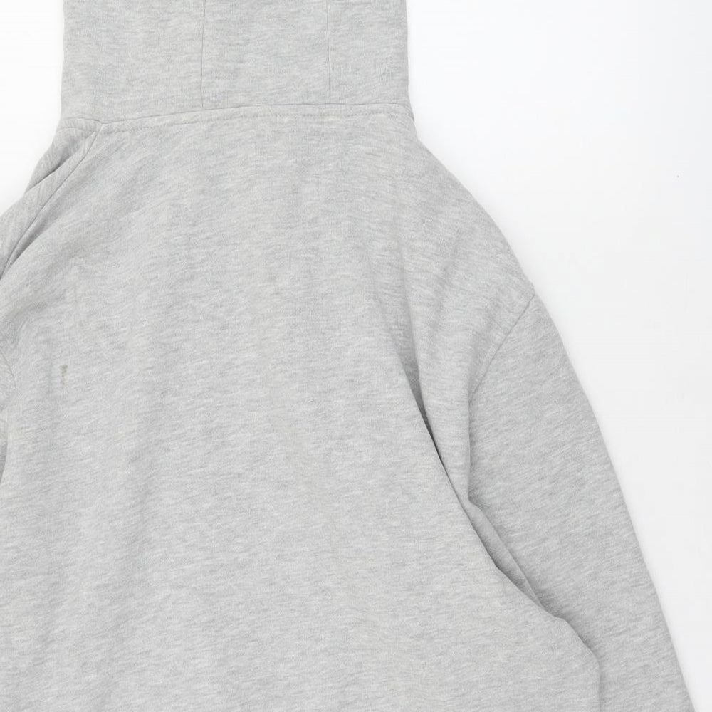 Animal Mens Grey  Cotton Full Zip Hoodie Size XL