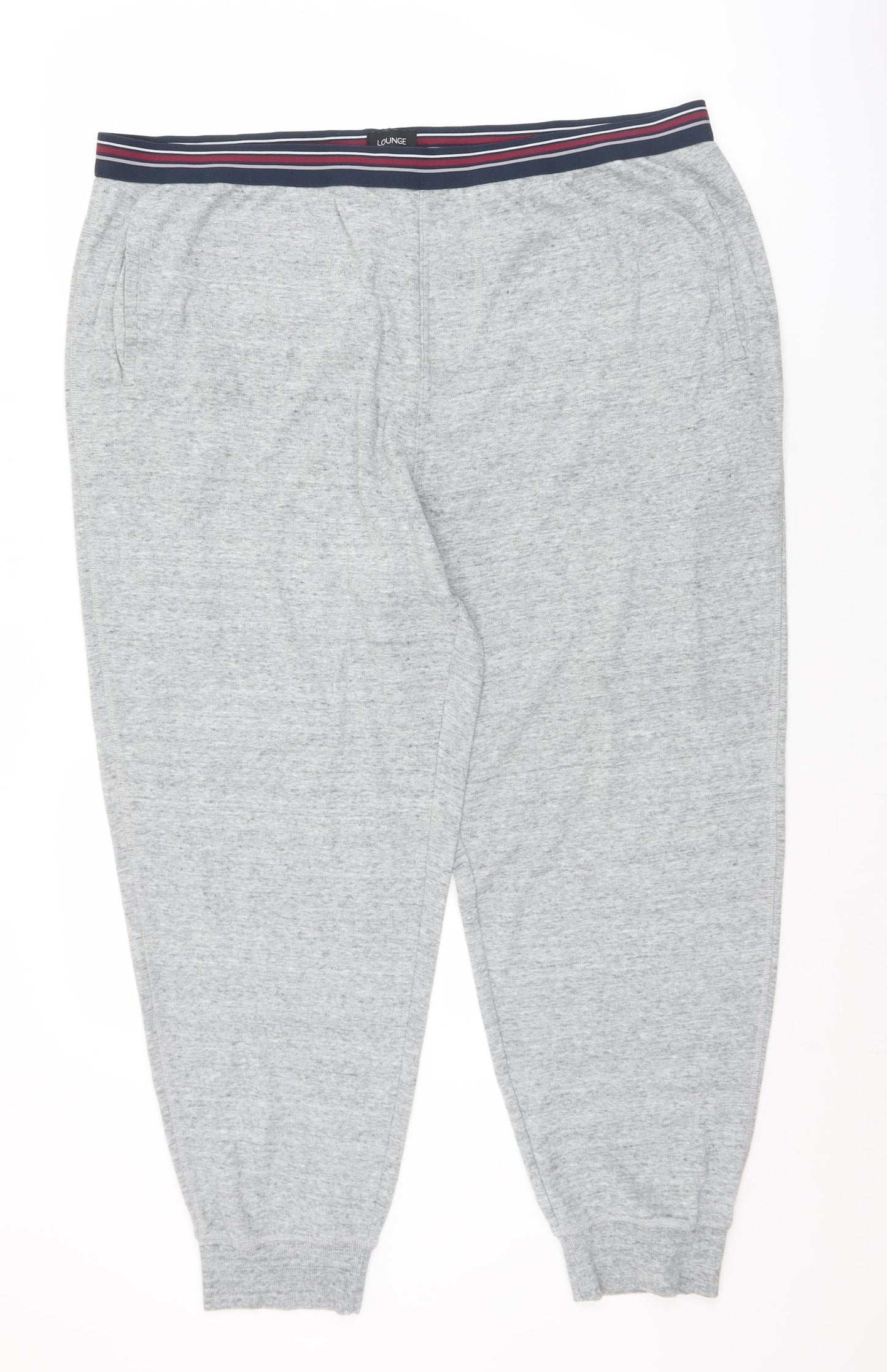 Matalan Mens Grey Solid Polyester  Lounge Pants Size 2XL   - Lounge Pants