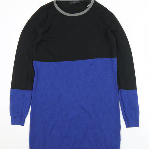 George Womens Blue Crew Neck  Acrylic Pullover Jumper Size 8