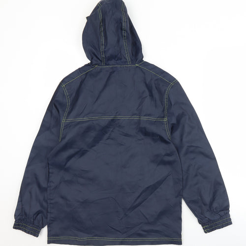F&F Boys Blue   Windbreaker Jacket Size L  Zip