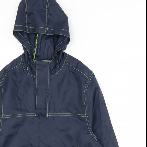 F&F Boys Blue   Windbreaker Jacket Size L  Zip