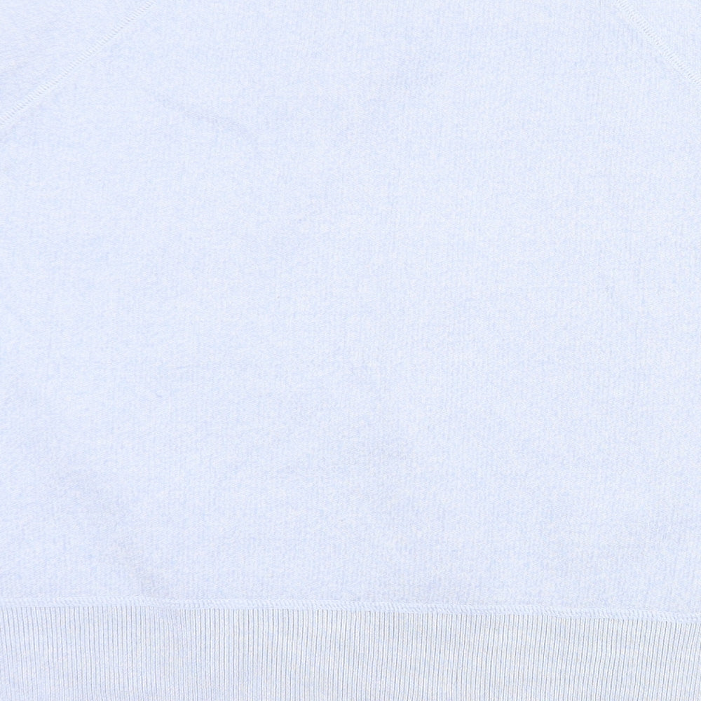 Superdry Womens Blue Crew Neck  Cotton Pullover Jumper Size 10