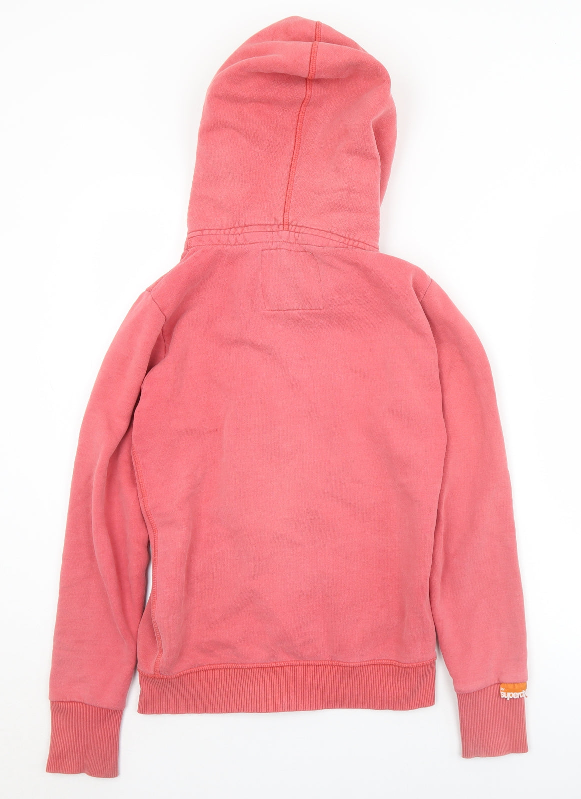 Superdru Womens Pink  Cotton Full Zip Hoodie Size S  Zip