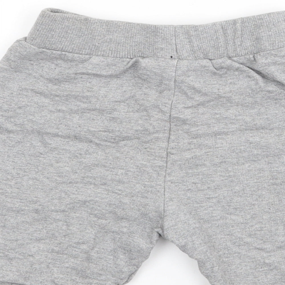 McKenzie Boys Grey  Cotton Sweat Shorts Size 4-5 Years  Regular