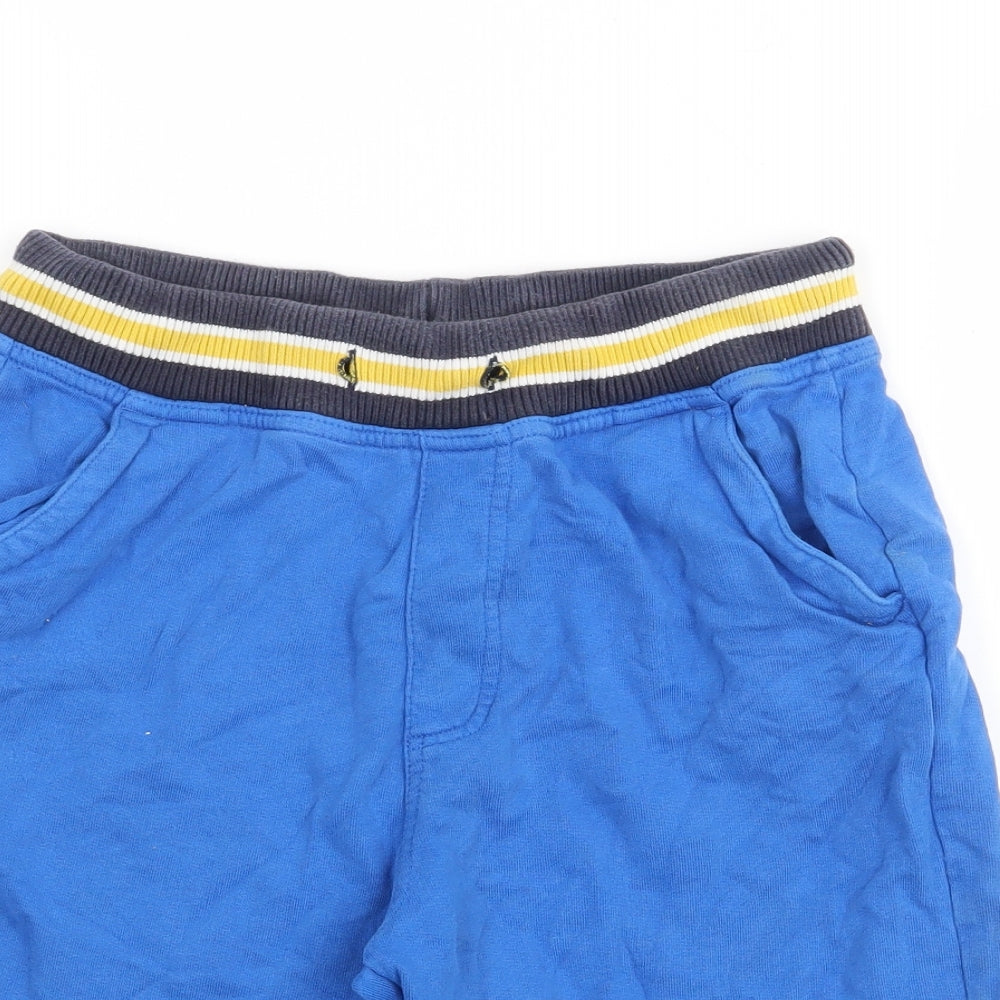 Marks and Spencer Boys Blue  Cotton Sweat Shorts Size 10-11 Years  Regular