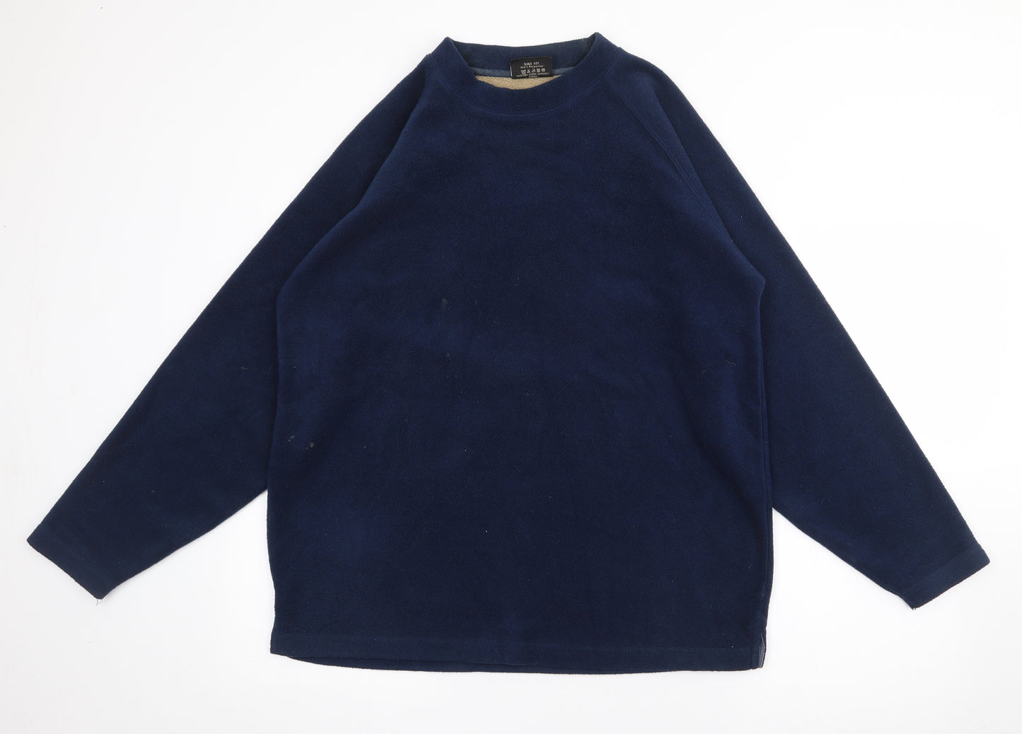 Originals Mens Blue Crew Neck  Polyester Pullover Jumper Size M