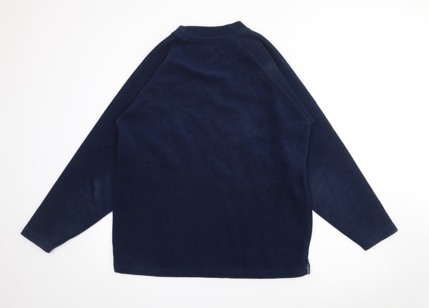 Originals Mens Blue Crew Neck  Polyester Pullover Jumper Size M