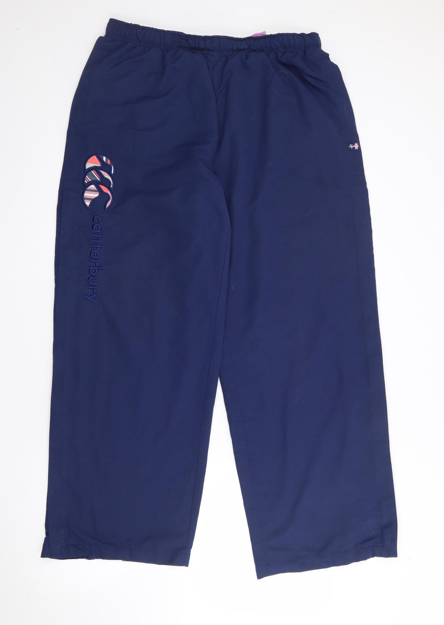 Canterbury Womens Blue  Polyester Jogger Trousers Size 18 L30 in Regular
