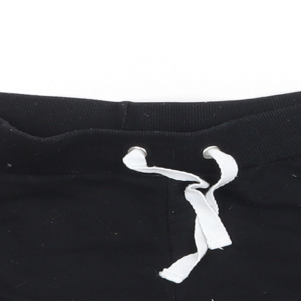 Primark Girls Black  Cotton Sweat Shorts Size 8-9 Years  Regular