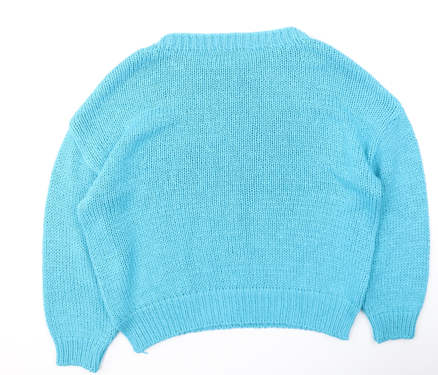 George  Womens Green Round Neck  Acrylic Pullover Jumper Size 12