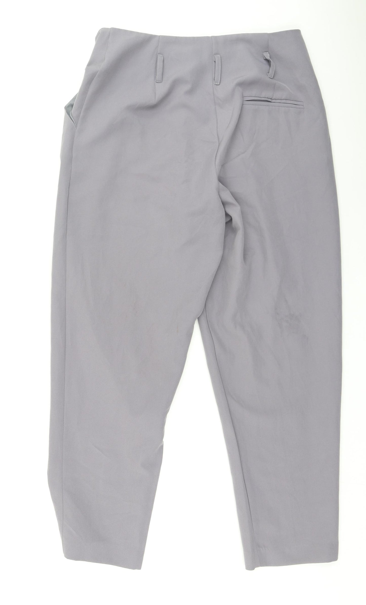 New Look Womens Grey  Polyester Trousers  Size 14 L30 in Regular