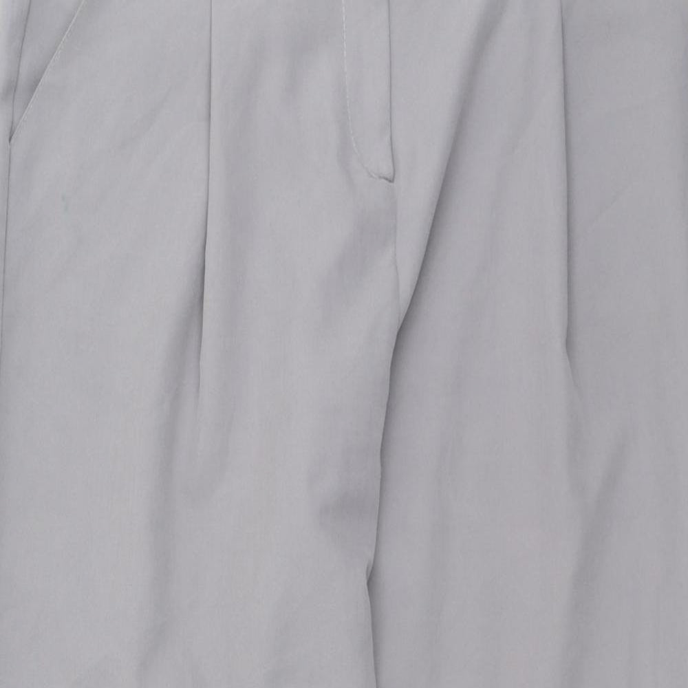 New Look Womens Grey  Polyester Trousers  Size 14 L30 in Regular