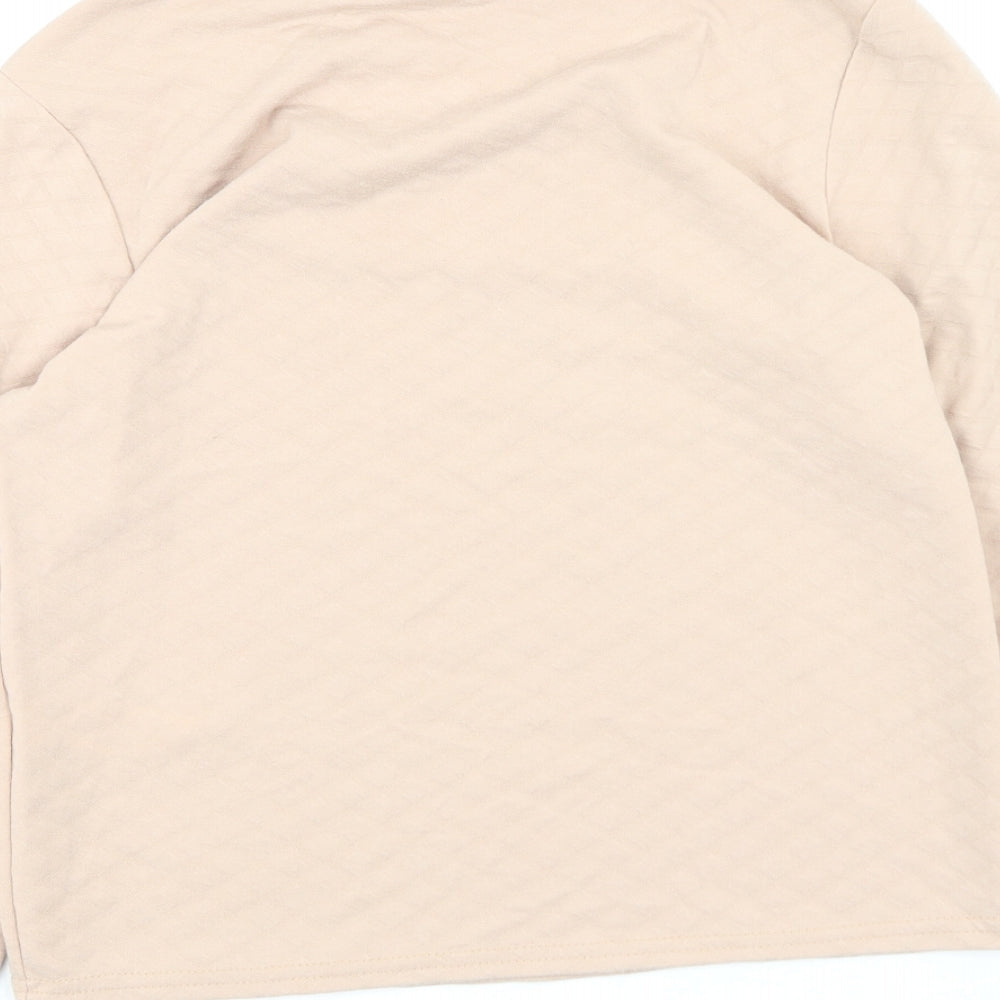 I SAW IT FIRST Womens Pink  Polyester Pullover Sweatshirt Size 6