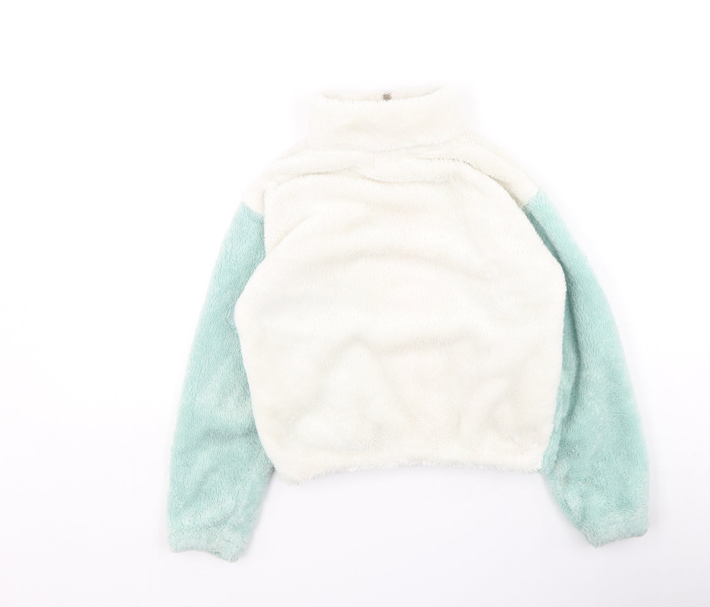 H&M Girls Multicoloured High Neck  Polyester Full Zip Jumper Size 6-7 Years