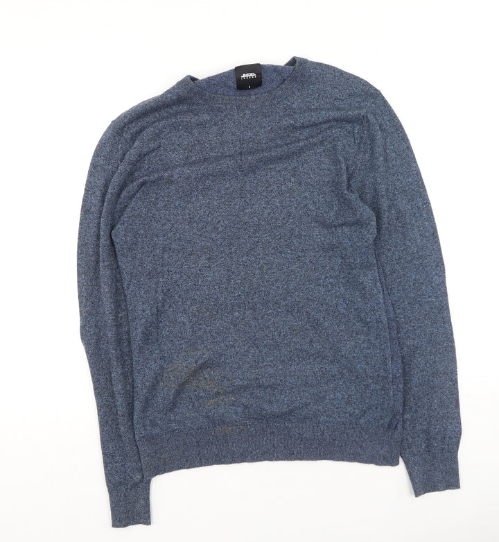 Burton Mens Blue  Cotton Henley Sweatshirt Size S