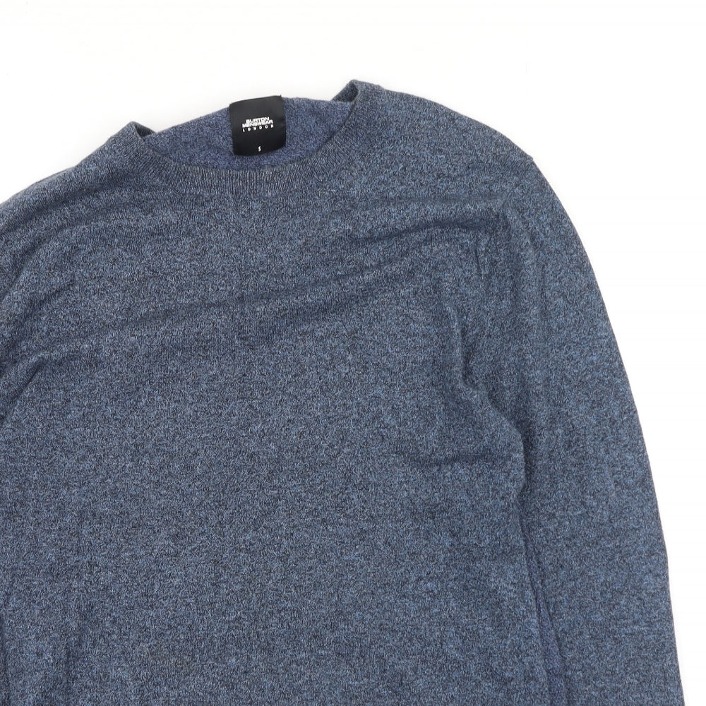 Burton Mens Blue  Cotton Henley Sweatshirt Size S