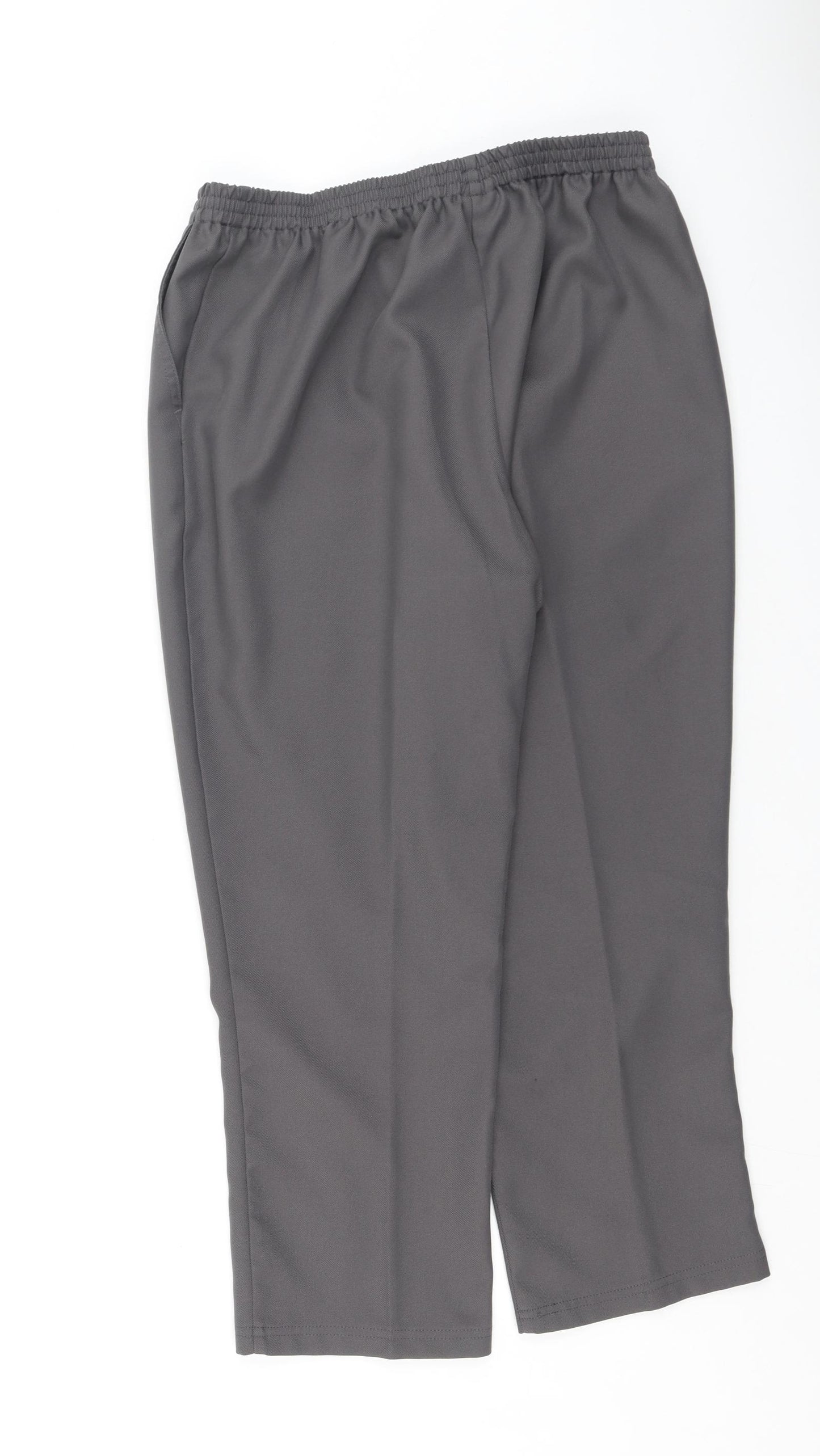 Damart Womens Grey  Polyester Sweatpants Trousers Size 18 L25 in Regular