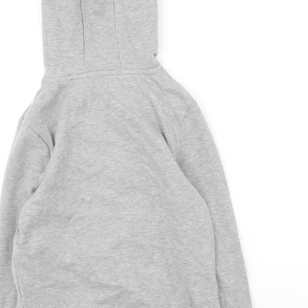Primark  Girls Grey  Cotton Pullover Hoodie Size 10-11 Years