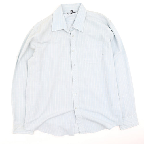 simon clare Mens Blue  Polyester  Polo Size 2XL Collared