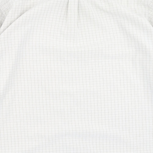 Arnold Palmer Mens Beige Plaid Polyester  Polo Size 2XL Collared