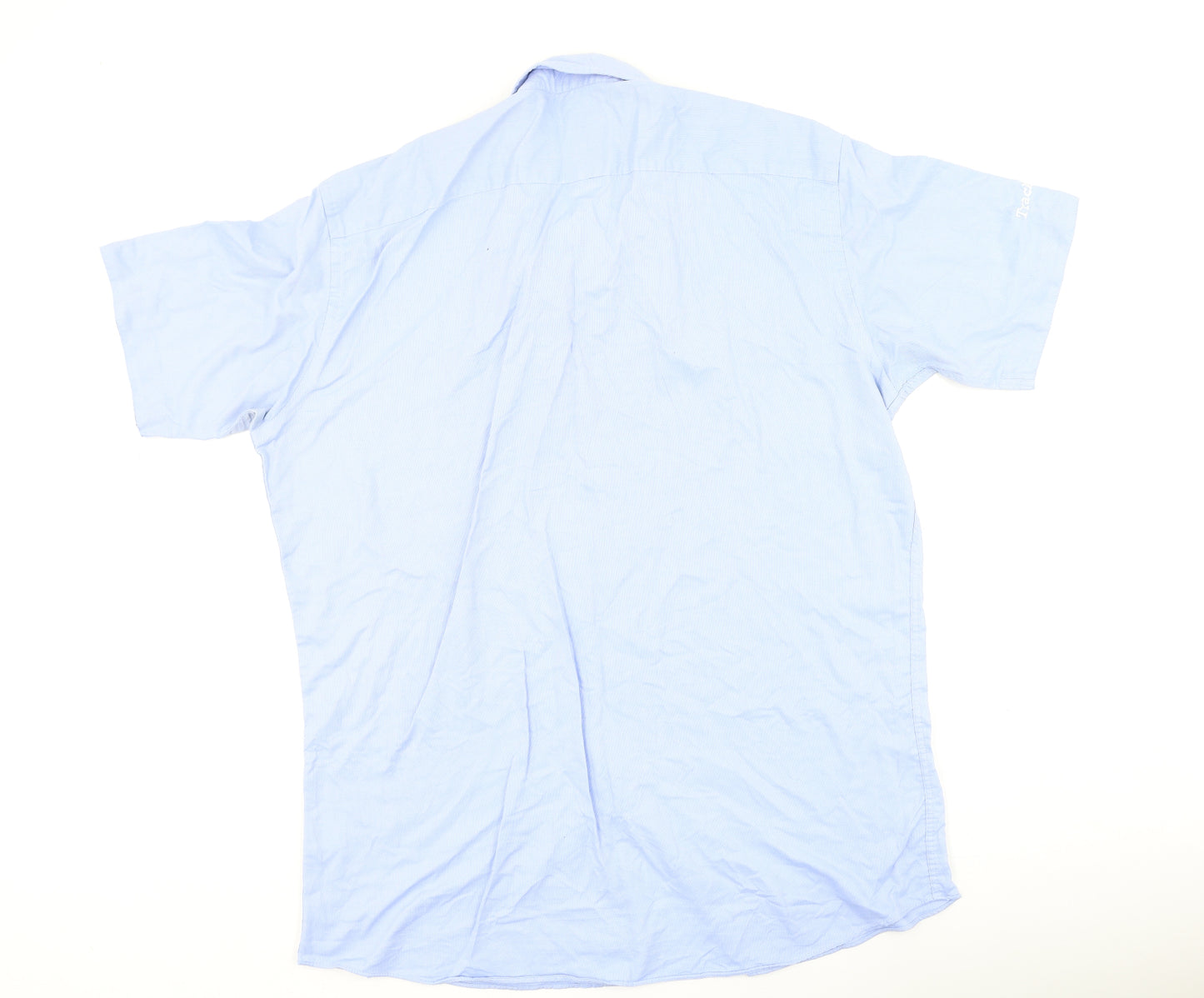Brook Taverner Mens Blue  Cotton  Polo Size 44 Collared