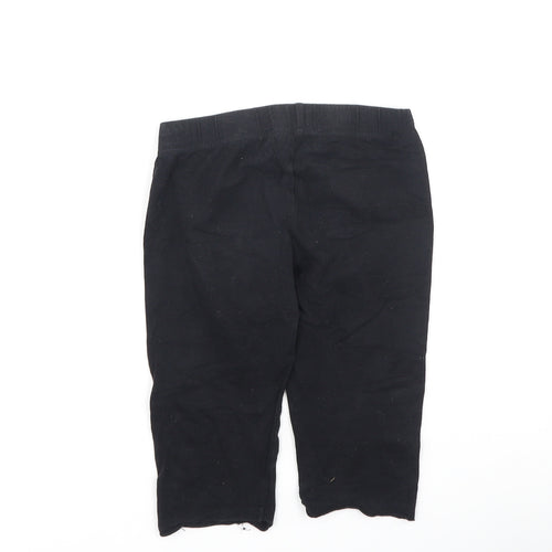 Miss evie Girls Black  Cotton Jegging Trousers Size 7-8 Years  Regular