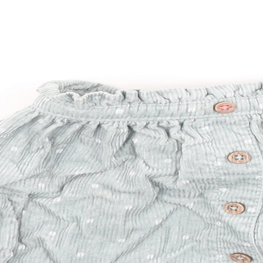 NEXT Girls Green  Cotton Flare Skirt Size 18-24 Months