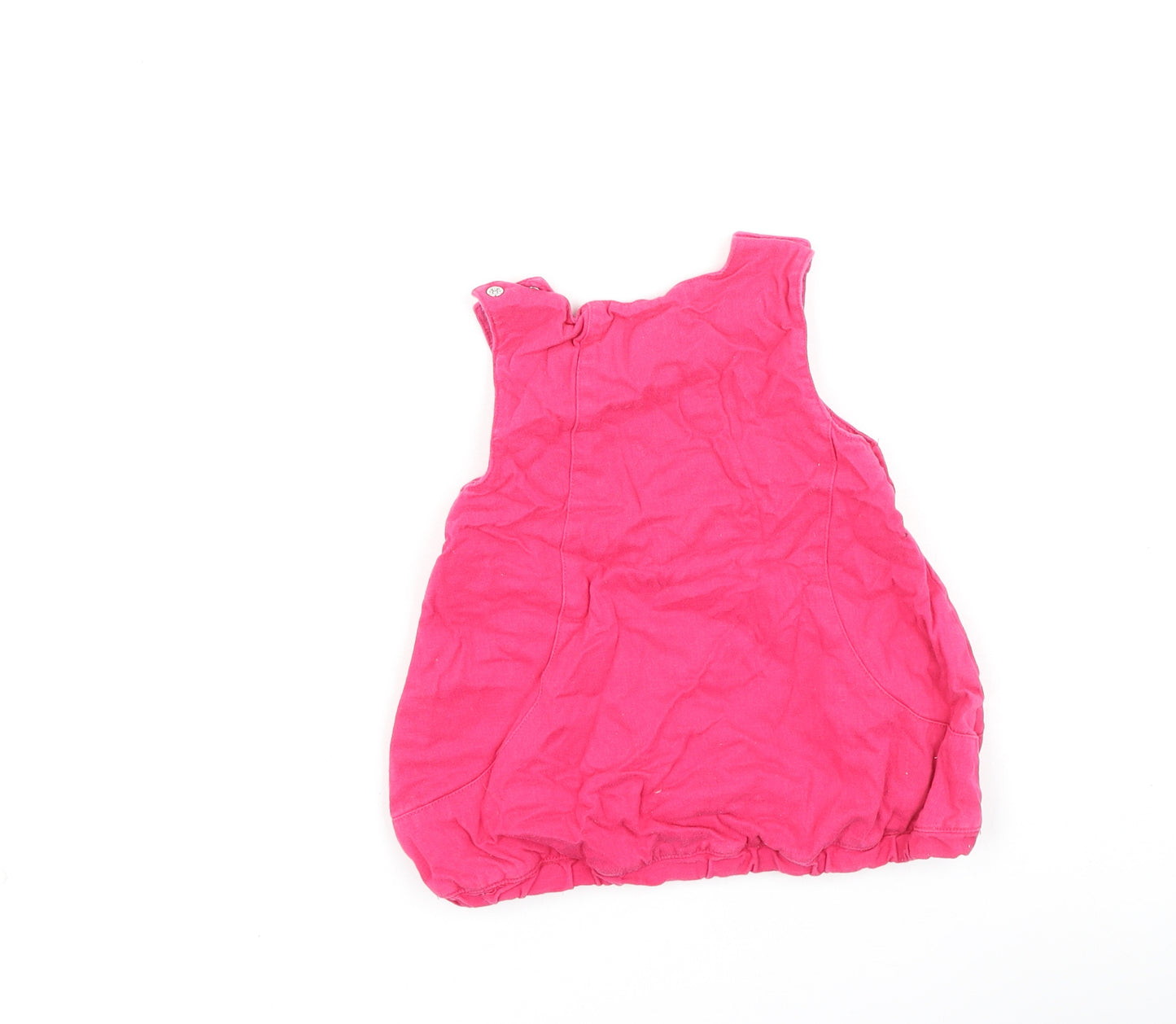 name it Girls Pink  Cotton A-Line  Size 2-3 Years  Round Neck