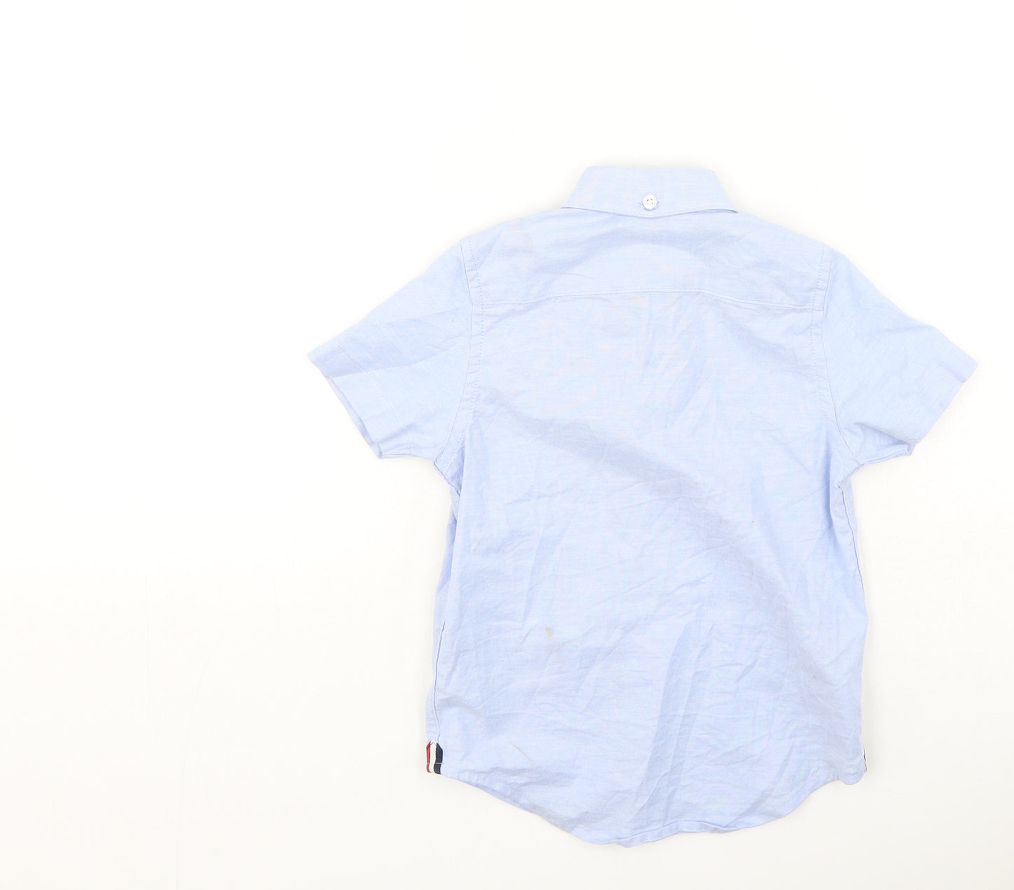 Next  Boys Blue  Cotton Basic Polo Size 3 Years Collared