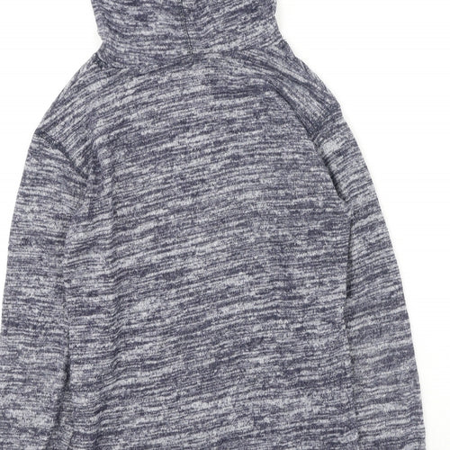 Debenhams Girls Blue  Polyester Pullover Hoodie Size 11-12 Years   - Butterflies