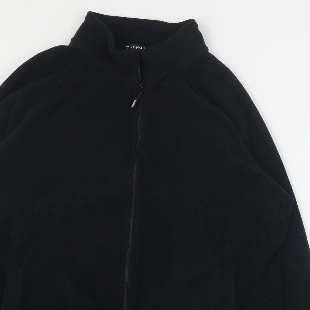 Dunnes Mens Black   Jacket  Size L  Zip