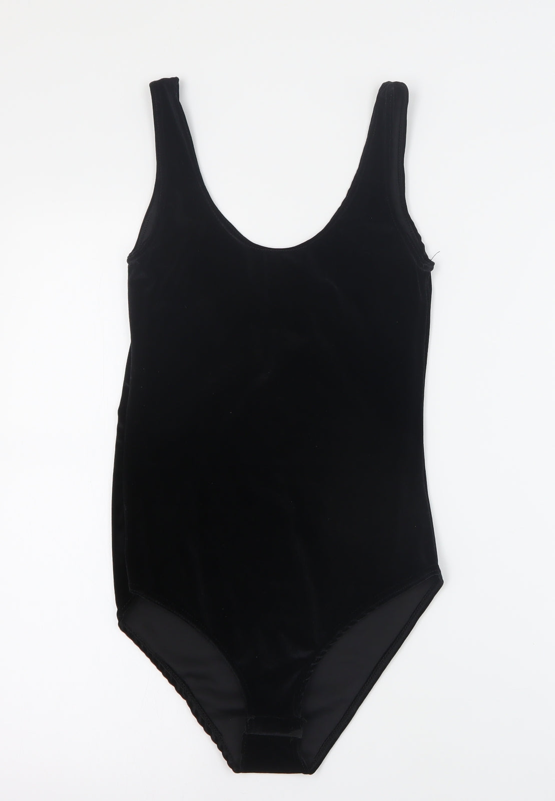 Parisian Womens Black  Polyester Bodysuit One-Piece Size 6 L10 in Snap