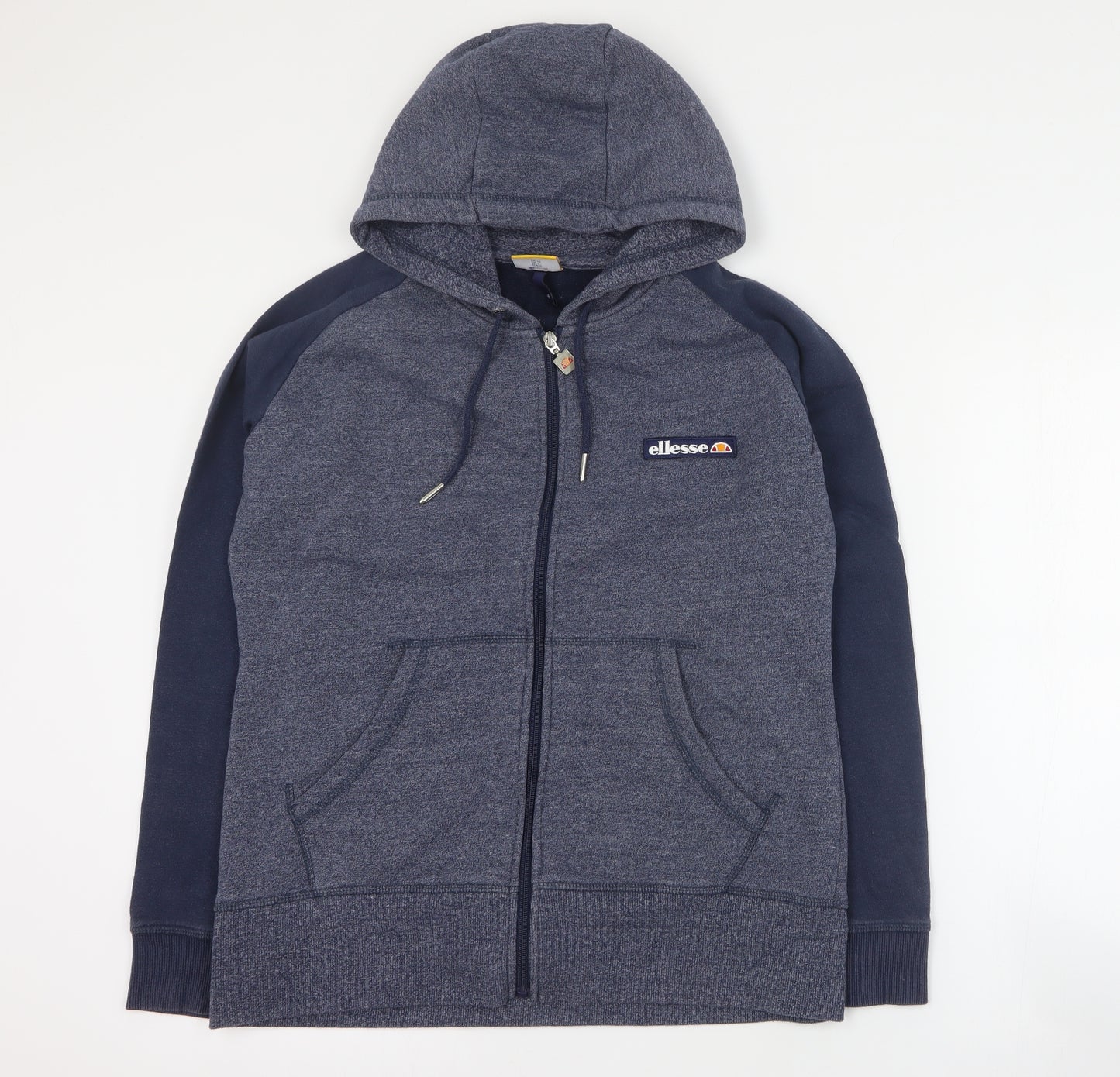 ellesse Womens Blue  Cotton Full Zip Hoodie Size 16  Zip