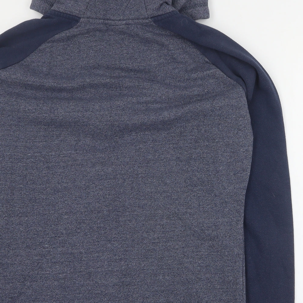 ellesse Womens Blue  Cotton Full Zip Hoodie Size 16  Zip