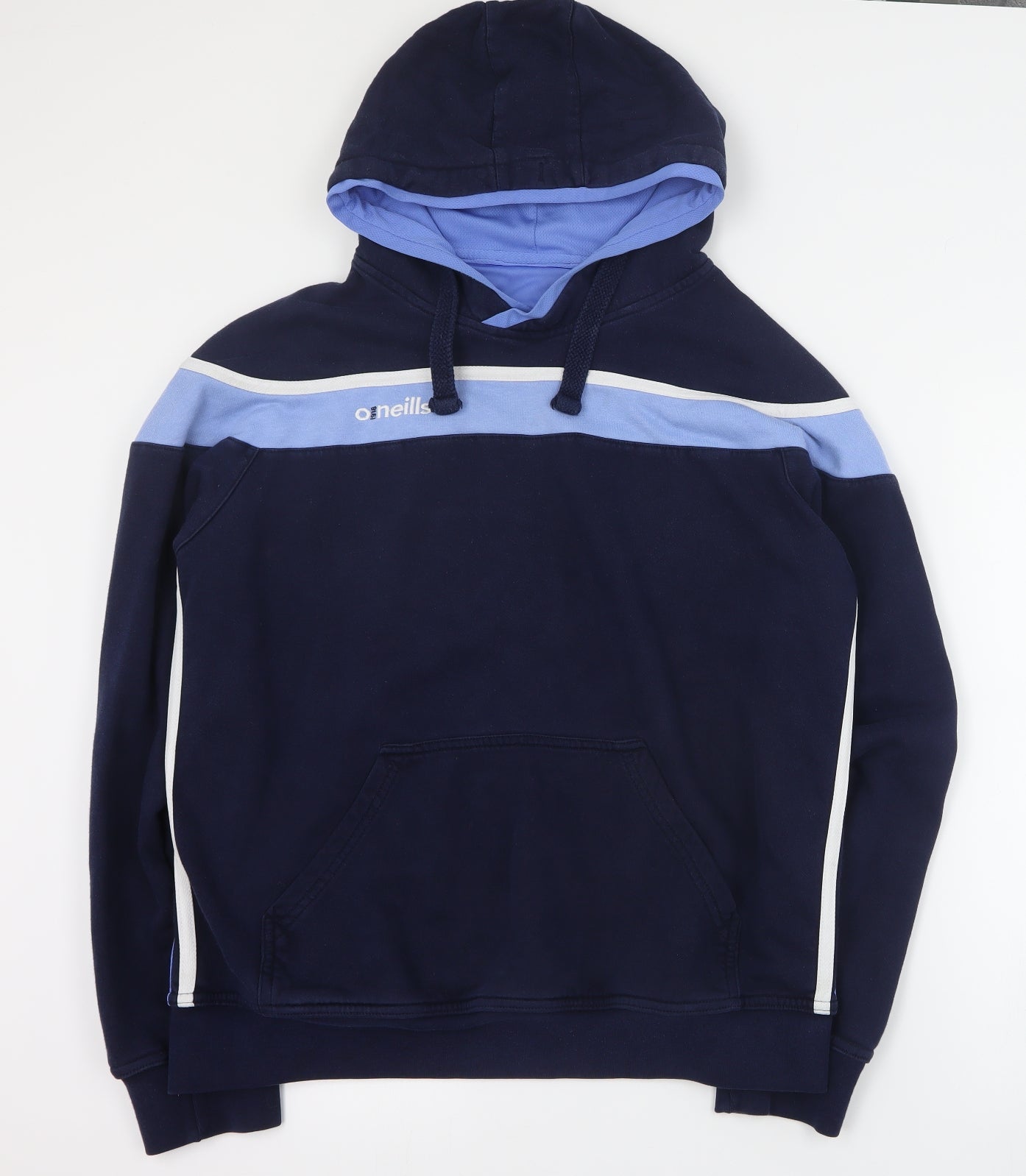 O'Neills Mens Blue  Cotton Pullover Hoodie Size L